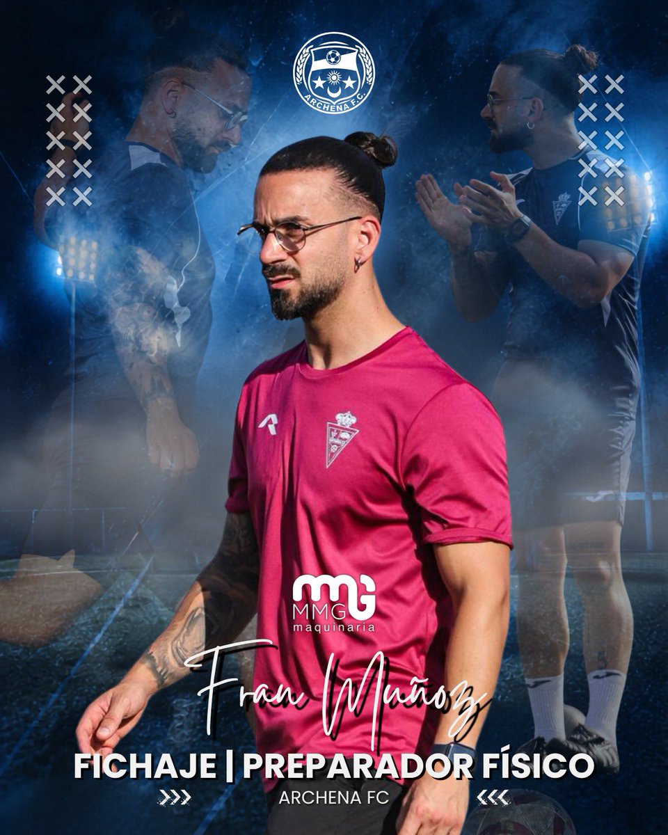 archenafc's tweet photo. FICHAJE | PREFERENTE

💪 El Archena FC incorpora a Fran Muñoz como nuevo preparador físico de nuestro Preferente.

¡Bienvenido a tu nueva casa, Fran! 💙🤍

#ArchenaFC #Preferente #Fichaje #FranMuñoz https://t.co/4nZFAal3jN