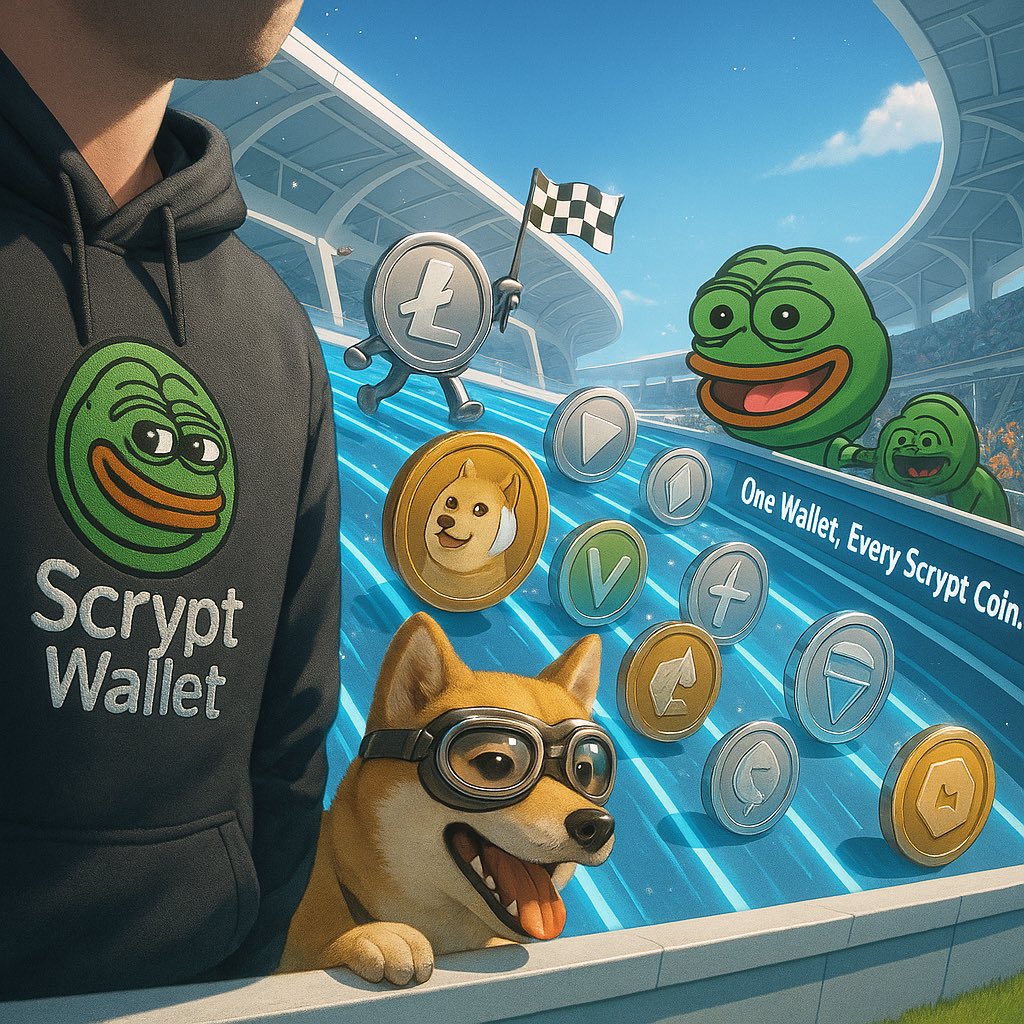 ScryptWallet's tweet photo. One Wallet. Every Scrypt Coin. 

Go to https://t.co/Y2CRLLsLdy and sign up. https://t.co/7zV7mIcg2L
