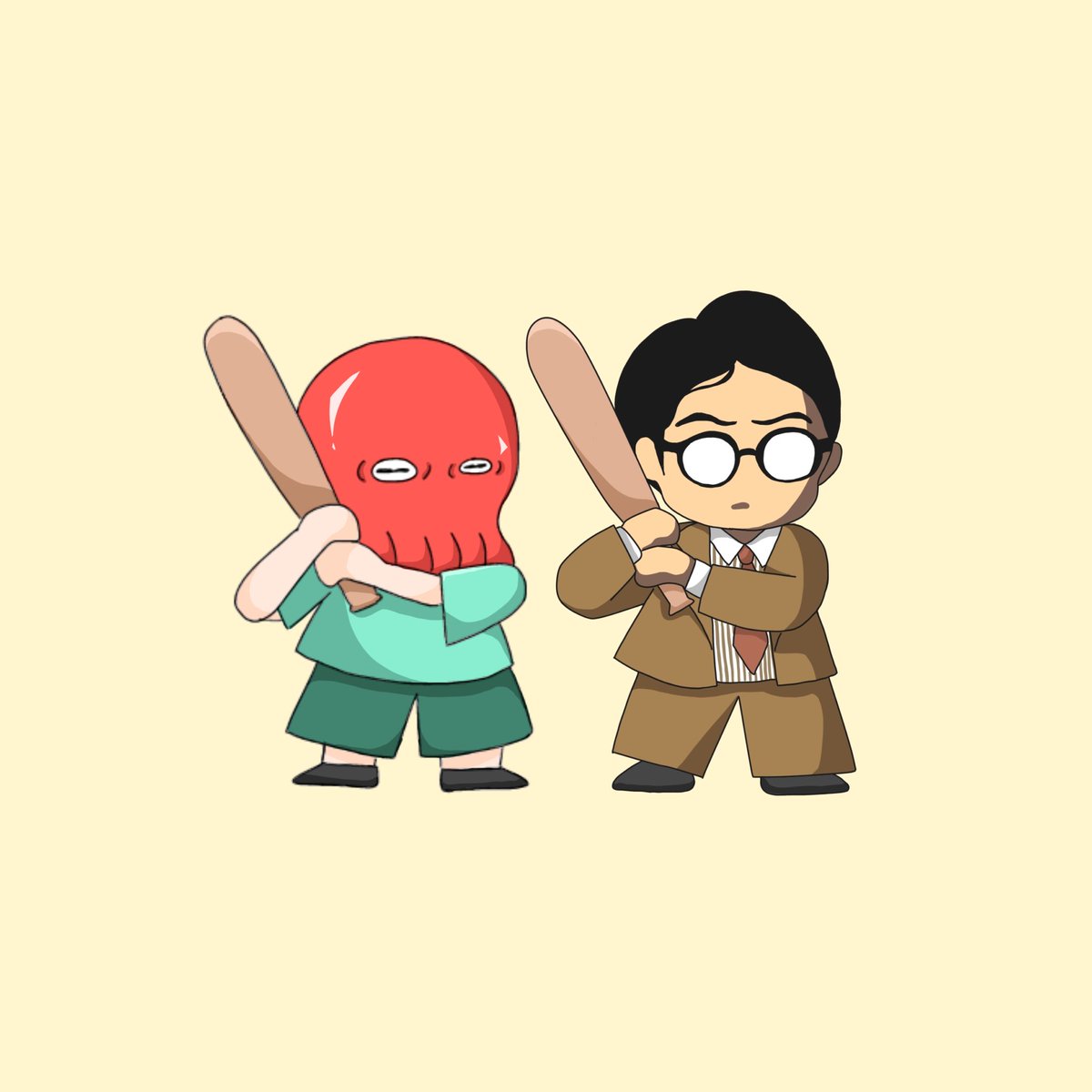 0331_hisagi's tweet photo. 🐙👓 https://t.co/i7QxZ8fTUY