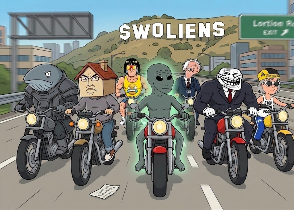 NinjaCatonX's tweet photo. $Woliens wasn’t created by chance.  It is the perfect embodiment of a trencher

a being who walks the line between worlds.  Because at our core, we are all #aliens .

Alienated from the norm, yet so deeply embedded in it that we can never truly leave. 

 And somehow… it’s just perfect

Ca:
9q4YpAo4XnLZjEUcYdXPRuw3jMEgn6o9CUCftxugpump

TG: https://t.co/1dxqqWWsbX

MEME CHANNEL:  https://t.co/0OzPWhjkBI

X: https://t.co/okW3iUrkDe

Webpage:  https://t.co/rsevyeHnC3

Linktree: https://t.co/yfq90w33Wp