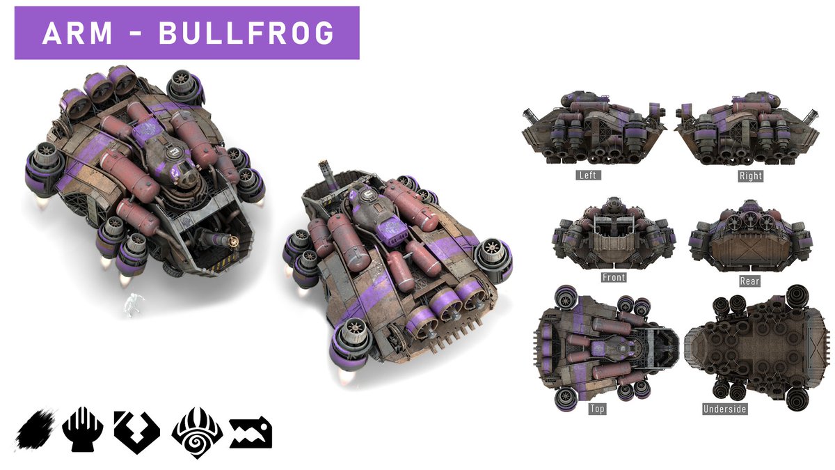 DefconZero69342's tweet photo. The Bullfrog. ARM's hovering flamethrower. ๐ธ๐ฅ
It hovers. It burns. Its Hellspit ability rains fire across a wide area from three arcing spits of burning fuel.
There is no terrain it can't reach.
#DefconZero #GameDev #IndieGame #RTS https://t.co/mJAsYQw0XY