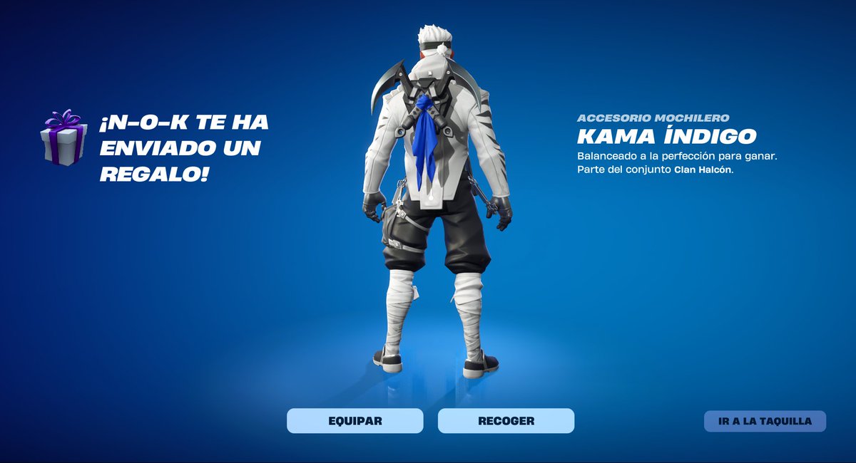 JumperHarry's tweet photo. Gracias @n0kturn0s por este humilde presente #Fortnite https://t.co/pOXomCHZDP