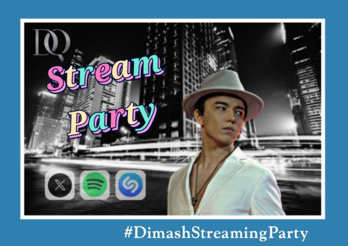 PDear152's tweet photo. 🚨DIMASH STREAM PARTY🚨

The Saturday Weekly Spotify Stream Party starts now 🎉

Take screenshots and tag tweets with @dimash_official 

#Zhalyn
#SpotifyPlaylist  🎼
#DimashStreamingParty 🎧

Playlist ⬇️
https://t.co/eAu94ssVw1 https://t.co/dVWUyp3gsH