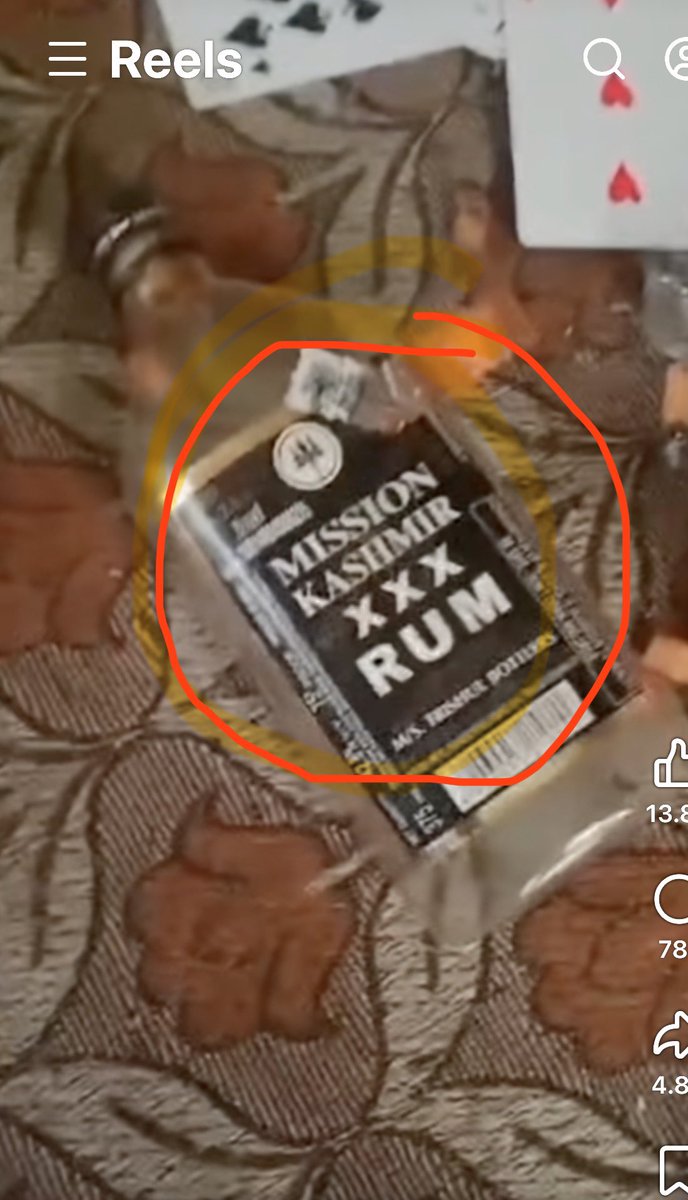 dr_s_omar's tweet photo. A question that deserves public discussion:
Why is a rum brand being sold under the name "Mission Kashmir"?
What is the mission behind promoting alcohol through a name associated with Kashmir's identity, history, and future?

Many people are concerned about the growing + https://t.co/AxnaQwkh2n