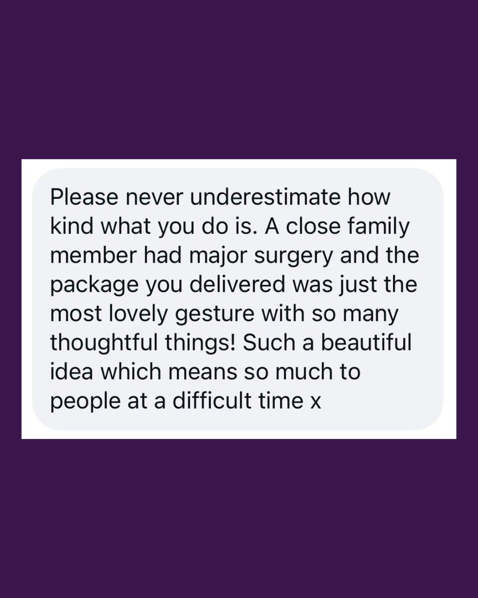 _touchofsparkle's tweet photo. Always so grateful for these lovely messages 💜✨

#cancer #charity #volunteering #carepack #breastcancer https://t.co/bblBDXhJx0