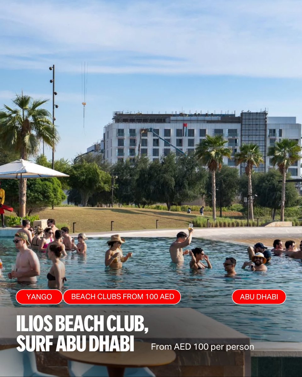 YangoApp's tweet photo. Long Eid weekend plans? 🌙
We found Abu Dhabi beach clubs from AED 100, so your next beach day is already halfway planned.

Save the list and pick your spot https://t.co/7YN49L5hAO