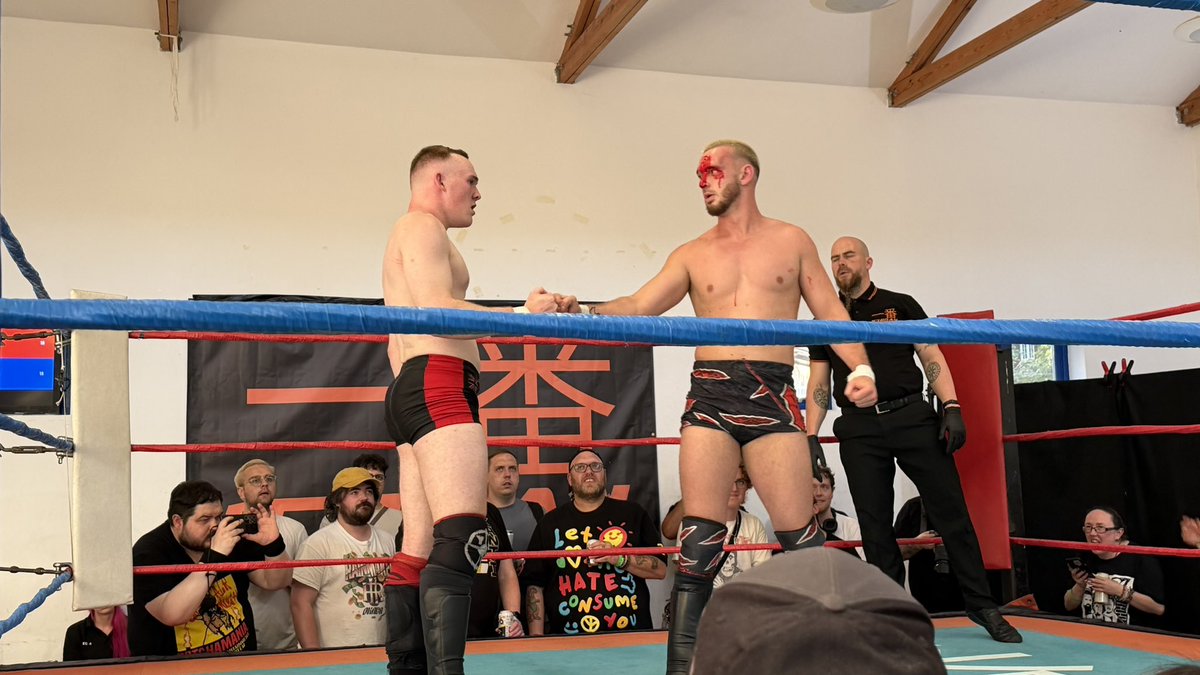 Adam_Lewis10's tweet photo. Still not over just how good @IchibanPuroUK’s Crusade 01 Show was last night

One of those rare shows where every single match delivers 👏🏻👏🏻👏🏻 https://t.co/BoVJBuNY3a