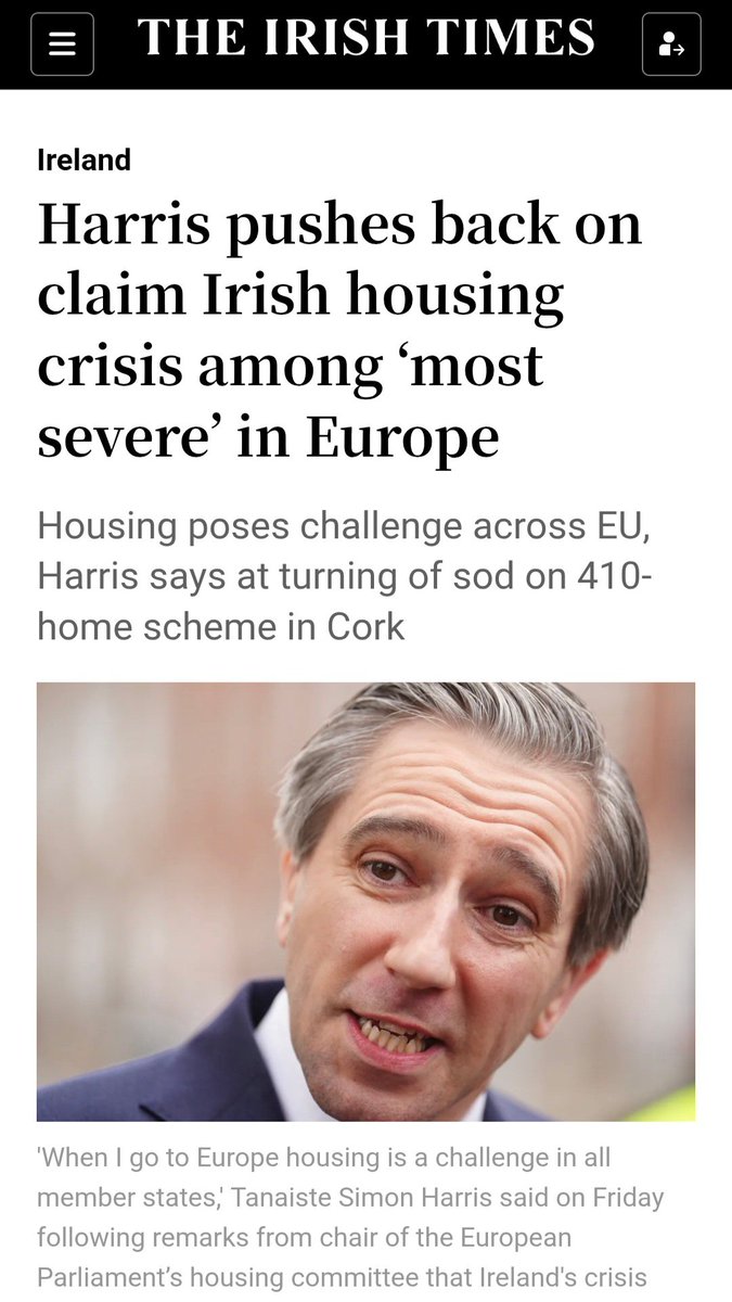 eoinaldo's tweet photo. The Irish government appears to be in denial over the extent of the housing crisis. 

It now has some of the highest eviction rates in the OECD and eviction rates are now at levels not since the mid-19th century. https://t.co/pDAlLS6JpV