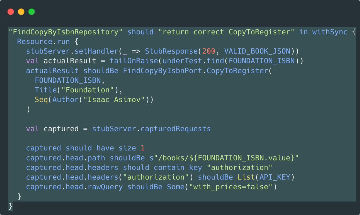 riccardo_cardin's tweet photo. #Scala folks, in Italy 🇮🇹 we're approaching the Republic Day, and a new #YAES version is here to celebrate! 🎉 The focus was on testing YAES applications, so we introduced some utilities to deal with effects in tests (mainly for @scalatest).

Check it out! https://t.co/9vb2d0oUON

cc @ScalaTimes 
cc @petr_zapletal