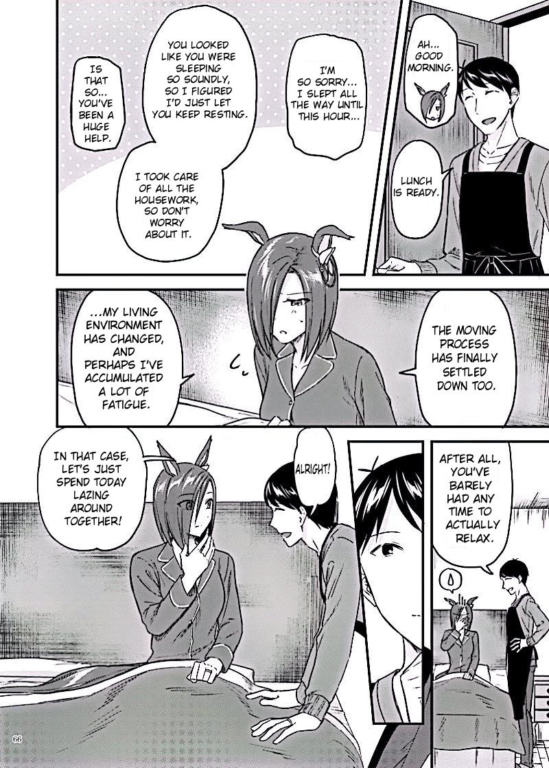 RyuGun317's tweet photo. “Married life with Air Groove” 
UmaxYome  vol 6 by /oimoimoi

Translate by me!

#UmaTranslation #Umamusume https://t.co/l1mScYke7u