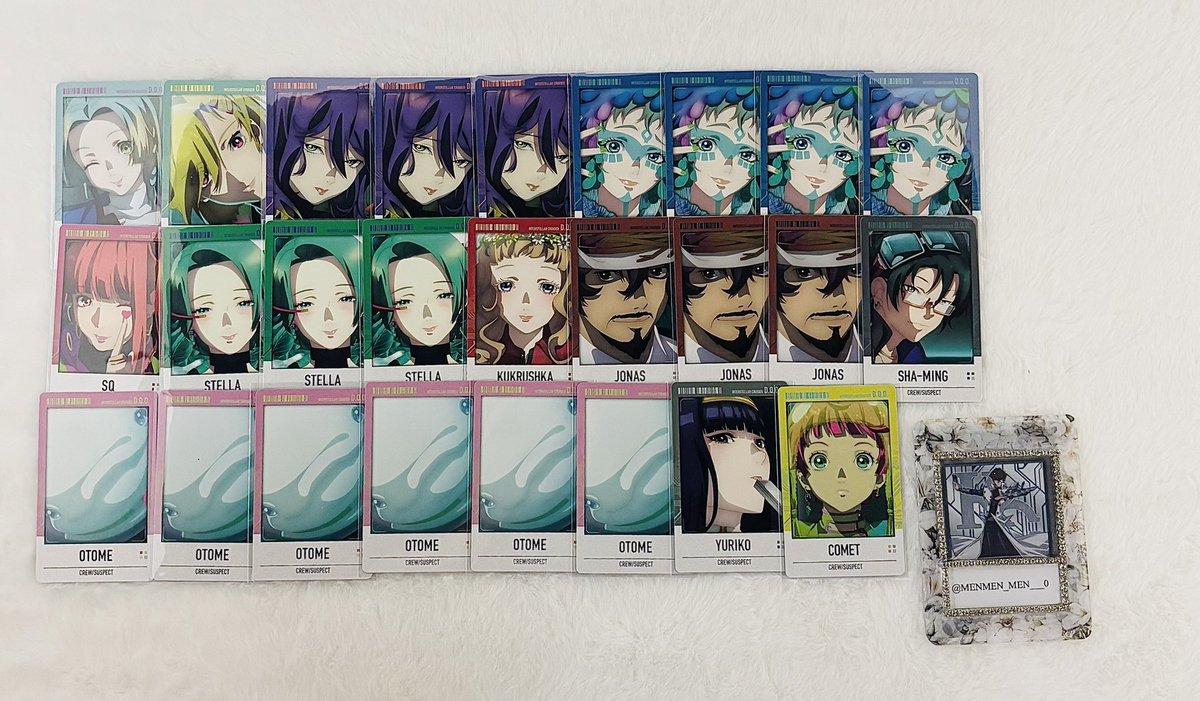 MENMEN_MEN___0's tweet photo. 【交換・譲渡】
グノーシア スナップマイド スナマイ

求￤シピor定価＋送料

譲￤✧ユーリ・✧ユーリ♀・✧セツ・ジナ・✧ラキオ・SQ・ステラ・♡ククルシカ・ジョナス・✧沙明・♡オトメ・夕里子・♡コメット・✧レムナン

お気軽にお声がけ下さい💭
下に続きます⤵︎ ︎ https://t.co/tCUTPTbBVb