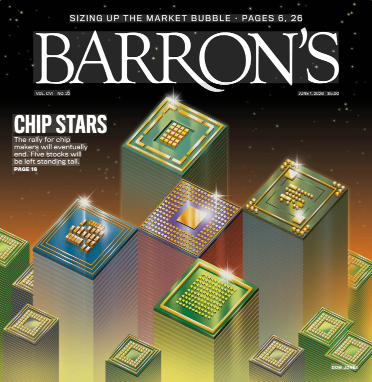 JC_ParetsX's tweet photo. Barron's this morning, "The Rally For Chip Makers Will Eventually End" https://t.co/YzhBPjKPN6