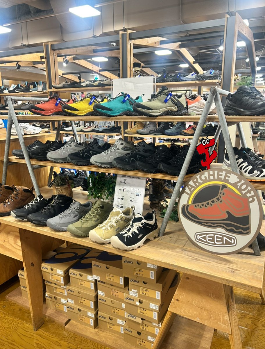 Flags6's tweet photo. KEENのトレイルシューズの定番ですん⛰「TARGHEE」が誕生20周年👟
【6F/OSHMAN’S】@oshmans_SJK
#新宿flags #新宿フラッグス #shinjukuflags #フラッグス #フラッグすん https://t.co/5jrnCsu3ob