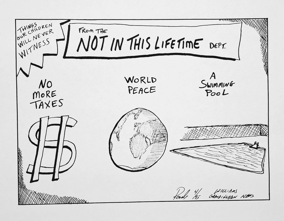 FetchReynolds's tweet photo. #RowdyWalkerCartoons #editorialcartoon #editorialcartoons #editorialcartoonist #vintagecartoons #williamsgrandcanyonnews https://t.co/EVYLvIheOu