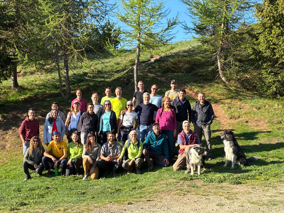 FIRE_ADAPT's tweet photo. Three days of field visits and work on project deliverables to conclude the Piedmont stage of the Italy #SH #ValleSusa

👉#Mompantero Visit to a high recurrence wildfire area (2003 and 2017 fires) and its regeneration. Post-fire restoration program in Alpine dry conifer forests.
👉Workshop on fire ecology and dendrochronology, work on the project's deliverables and presentations on "Pyrosylviculture in mountain dry conifer forests" by #DavideAscoli and "Prescribed burning and tree physiology in Scots pine forests" by #RacheleGamba @unito  #Cesana #CappanaMautino
👉Virtual exercise to decide sustainable forest interventions to create a fire-resistant forest. #Martelldrome #Savoulx #ConsorzioForestaleAltaValleSusa

‼️Next stop: Tuscany!