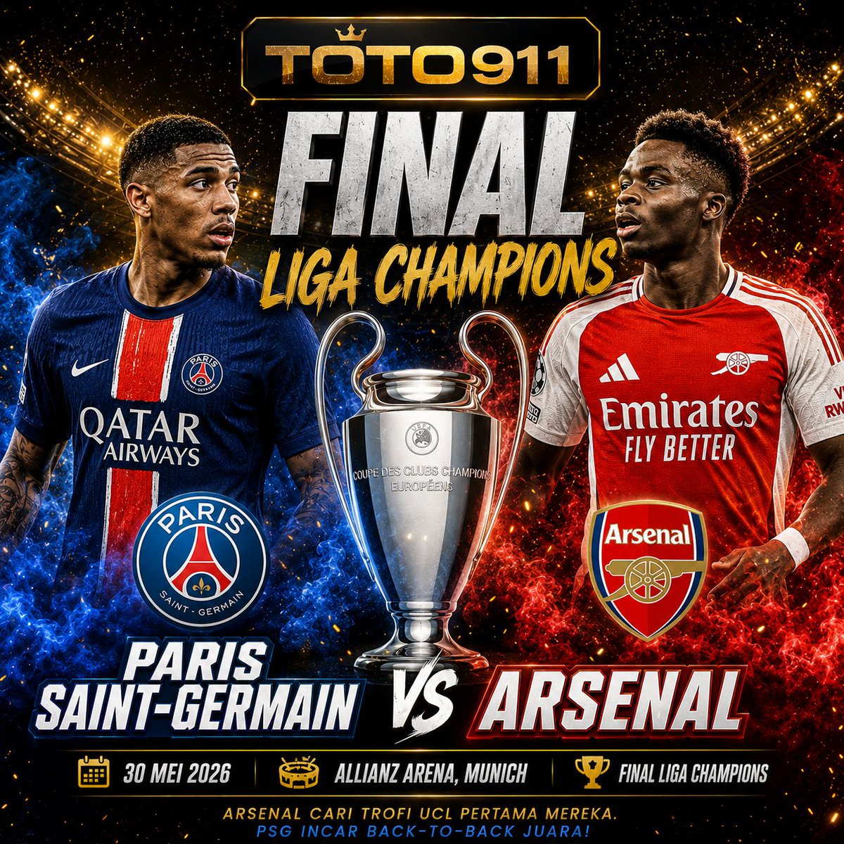 TOTO911_'s tweet photo. @RuangSenja_id Nonton Final Liga Champion di PROFILE ku https://t.co/5x3mGiaHE9