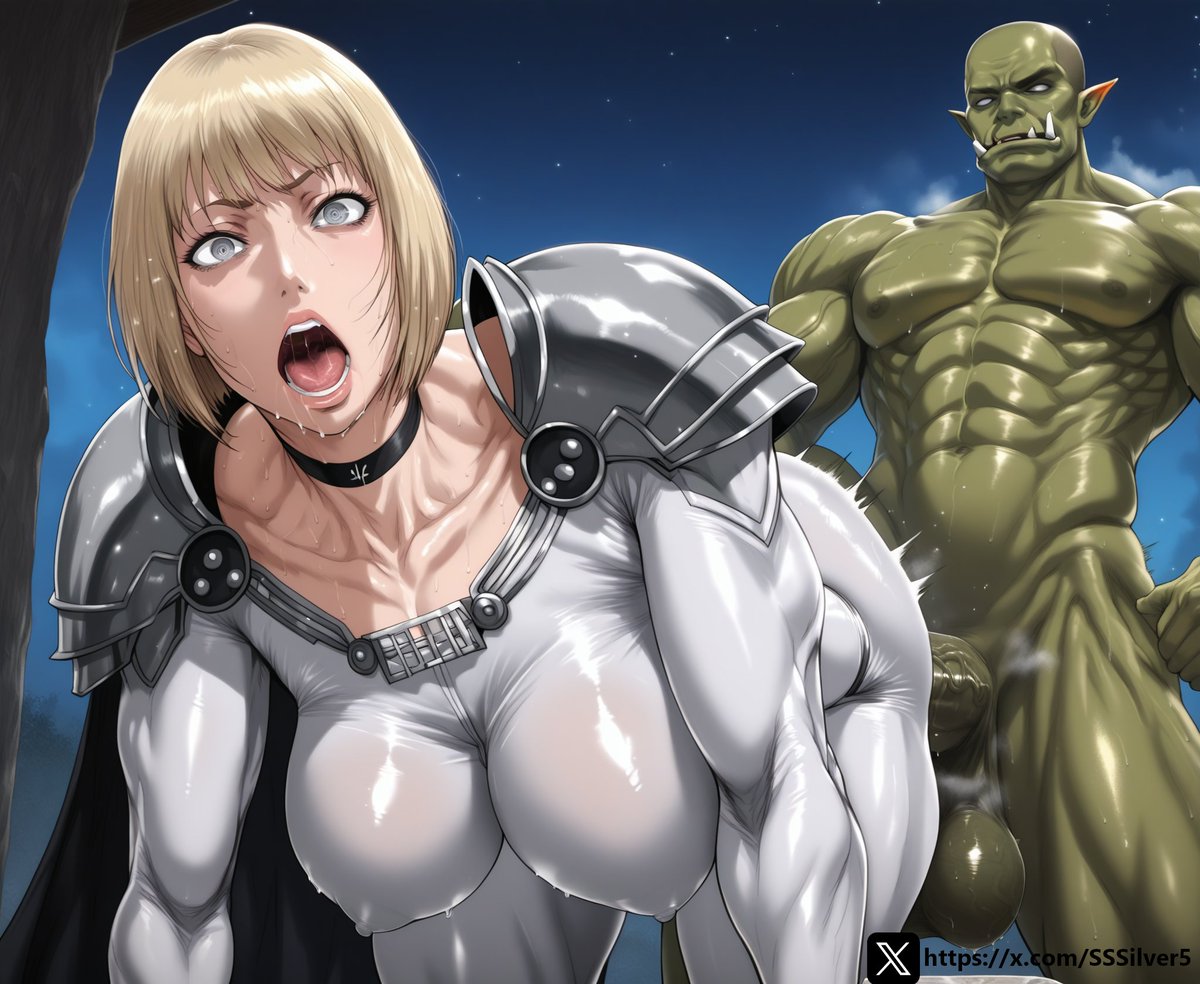 SSSilver5's tweet photo. Going on an adventure with your hot companion got you into quite the predicament. An Orc, far too strong to defeat for the two of you takes what he wants and all the two of you can do is look at it happen. Let's hope this experience doesn't break your relationship ~ https://t.co/MCJcMNYuIJ