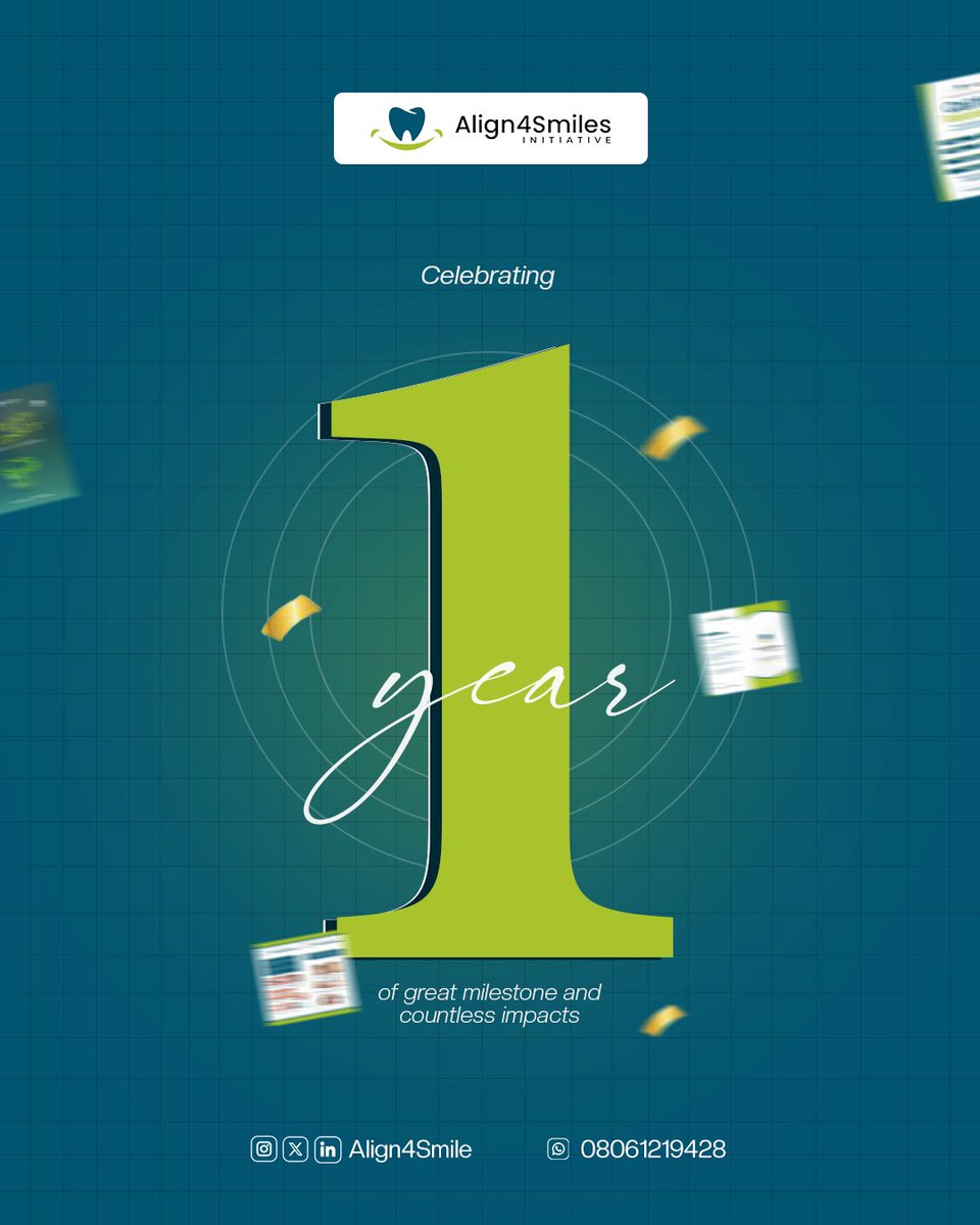 Align4Smiles's tweet photo. 1 year ago, Align4Smiles began reshaping the narrative on malocclusion—through community outreach &amp; oral health education. In 12 months, we’ve built awareness and prioritized healthy smiles. One year down, many lives to go. Thank you to all who supported, volunteered. https://t.co/mQVs7SsNAS