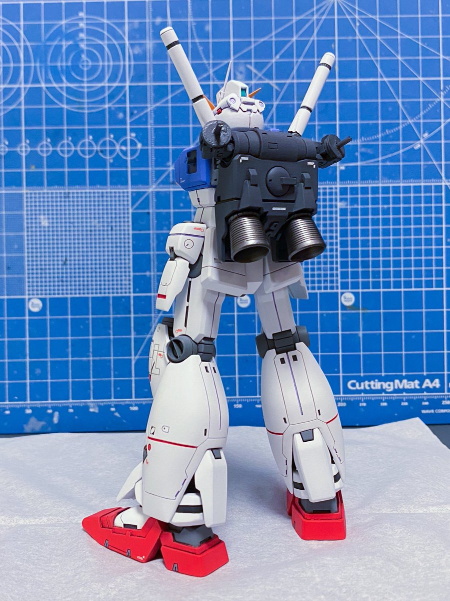 uc01530227's tweet photo. 頭とバックパック完了

ツノは思い切って黄色に。
せっかくのカトキ版なので当時のカトキ氏のGP01イラストに見られる特徴的な配色を再現。

#カトキハジメ
#GP01 https://t.co/XU6ZiWp35O