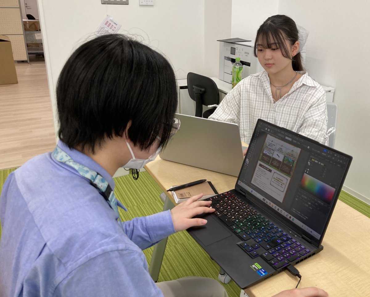 実はこのゲーム、 新潟県・株式会社メビウスと連携し、 NCCの学生たち