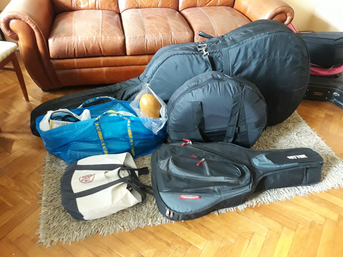 karoryfer's tweet photo. Packed for tonight's gig. https://t.co/3pZi7I5QRx