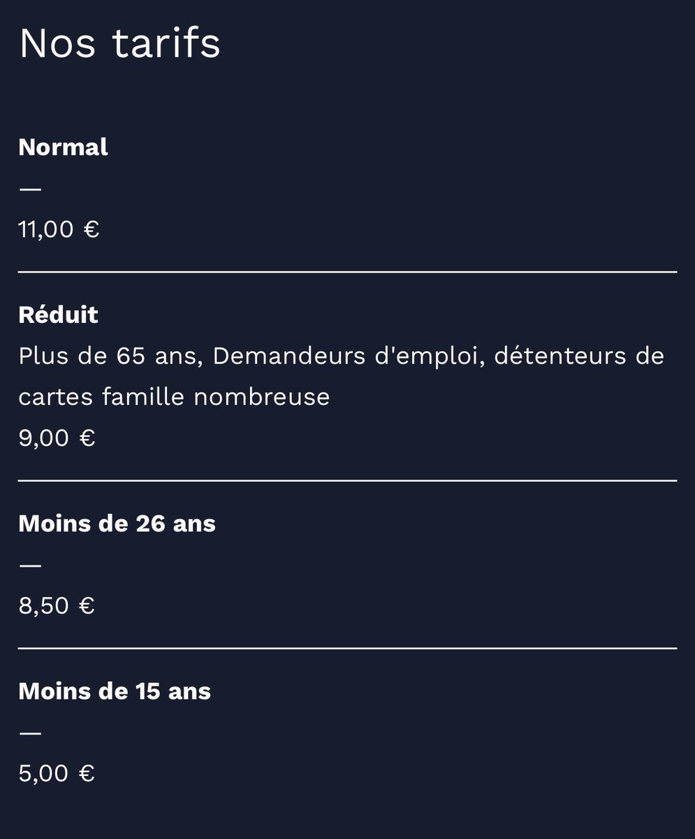 parisclassique's tweet photo. Le Saint-Germain-des-Prés (6ème) qui rouvre ses portes le 3 juin indique ses tarifs
Les cartes illimitées ne semblent pas acceptées pour le moment https://t.co/aQJx27wBcD