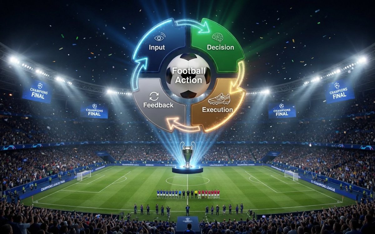 ballermentor's tweet photo. Today is the biggest day of the year in European Club Football. The fans will lose themselves in the emotion of it all. 

But for the players its the ultimate test for their brain. The ability to be 100% connected to the game and not the situation, next action, next action... https://t.co/jb0AH3UQOA