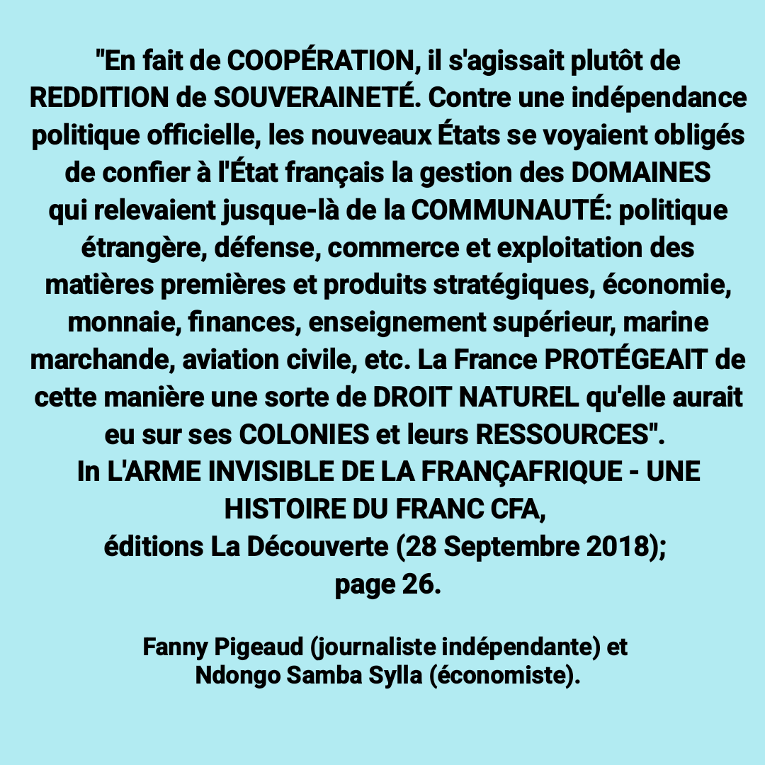 Les États-Unis d'Afrique Occidentale tweet media