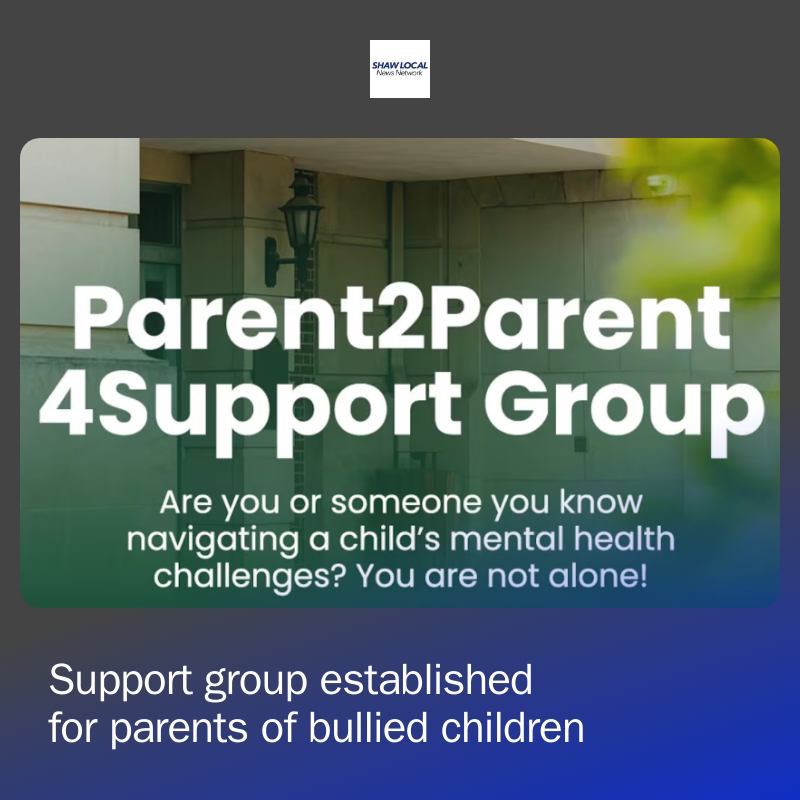 NewsTrib's tweet photo. Parent2Parent4Support is a newly created group for parents dealing with their children’s mental health due to bullying, self-harm or other circumstances. https://t.co/85Owhvr0oS