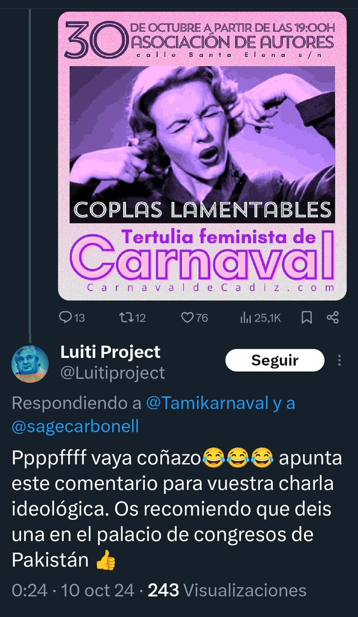 Tamikarnaval's tweet photo. El Tamiconsejito del día va para los autores y componentes:  informaos bien de a quien le concedéis entrevistas y podcast, que hay algunos más facha de Abascal https://t.co/AR0LIzACPV