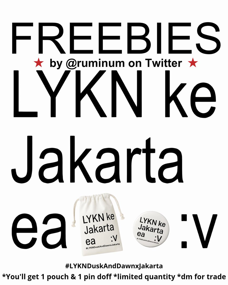 ruminum's tweet photo. ⋆ ˚｡⋆୨୧ LYKN D&amp;D IN JAKARTA FREEBIES by @Ruminum

📆 : 11 July 2026
📍: Hall KoKas, exact point TBA

୨୧˚⋆ HELP RT &amp; LIKE
୨୧˚⋆ Nuthong/Willest truthers get xtra secret gift 🤫!
୨୧˚⋆ Open for Trade (limtd qty)

CU 🐺👋🏻!
#LYKNDuskAndDawnWorldTour2026 
#LYKNDuskAndDawnxJakarta https://t.co/QAjNPD5iiz