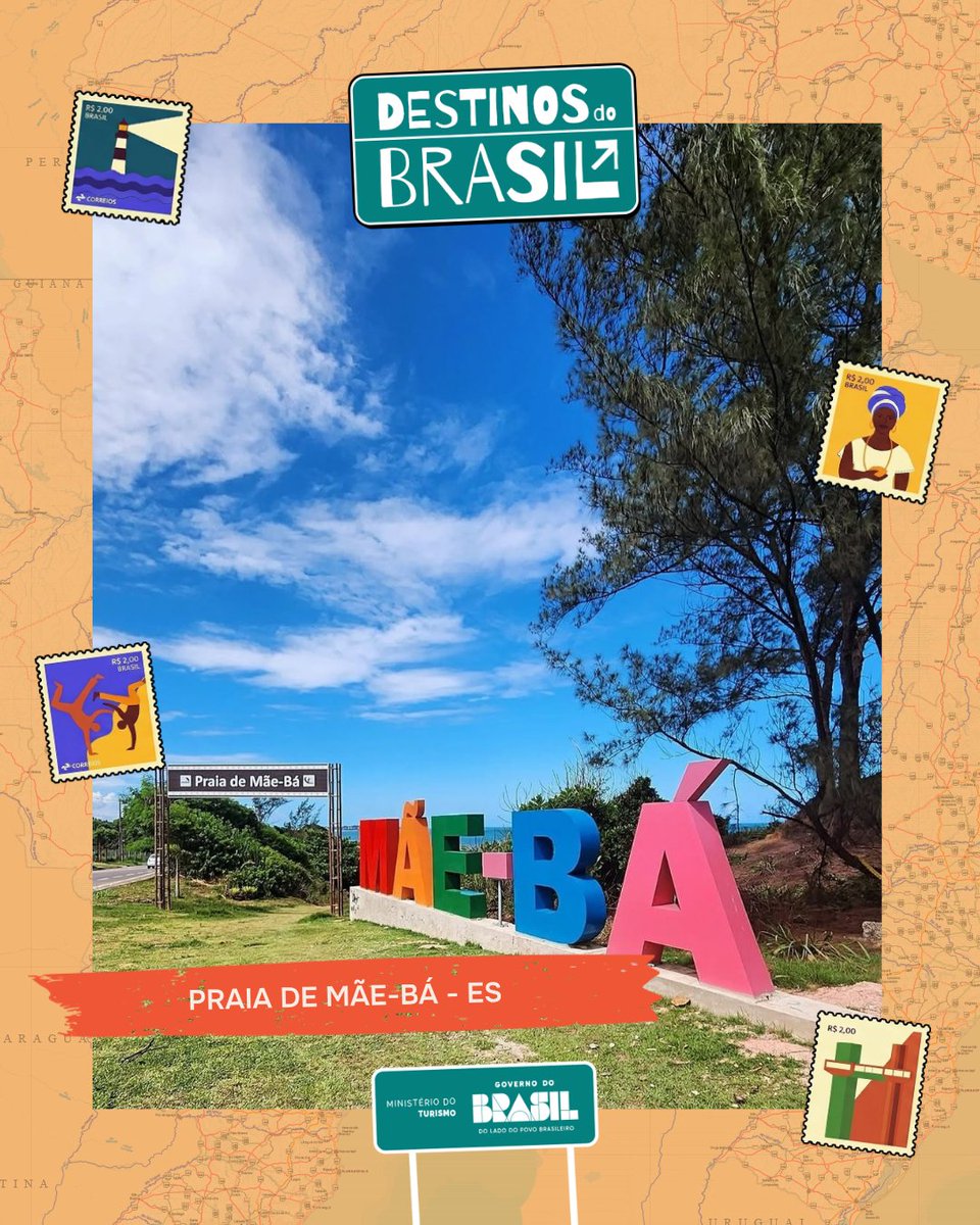 MTurismo's tweet photo. 📍 Praia de Mãe-Bá - Anchieta (ES)
Entre o azul do mar e o charme do litoral capixaba, o destino conquista visitantes com cenários incríveis e aquele clima perfeito para aproveitar cada momento no #EspíritoSanto. ⛱️☀️
📸 @travelchasingthesun via @terracapixaba
🔹 Use a #mtur 🔹 https://t.co/hmPfksS7gU