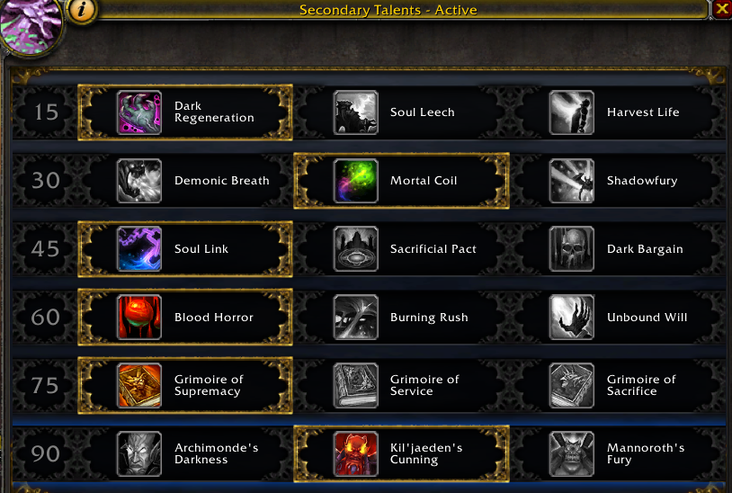 PeterJustGames's tweet photo. Current DESTRUCTION WARLOCK PvP Talents in #MoPClassic 👇 

#worldofwarcraft #wowclassic #gaming #gameplay #mmorpg #warlock #destructionwarlock #contentcreator #nocommentary #youtube #youtubegaming #gamer #pvp #mmo #videos #mistsofpandaria https://t.co/BRvr2F2pMb