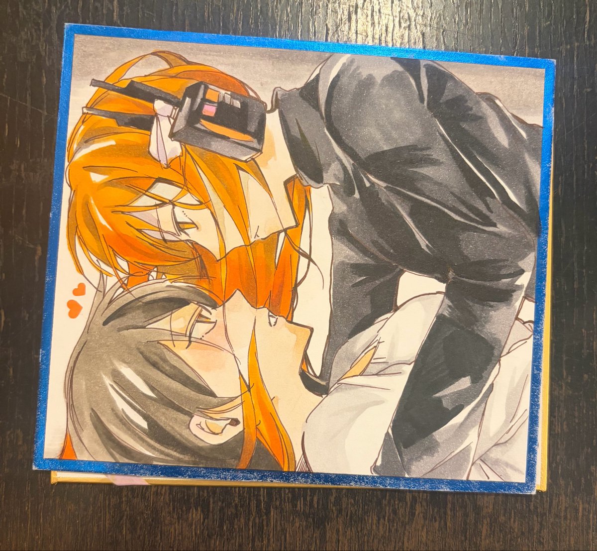 nochi_omn's tweet photo. たかのちゃとちゃーちゃんとお絵描き大会しました…🤩🤩🤩2人に色紙を押し付けてたよ♪♪(！にょた化かいてます！) https://t.co/EoJBMPDFwN