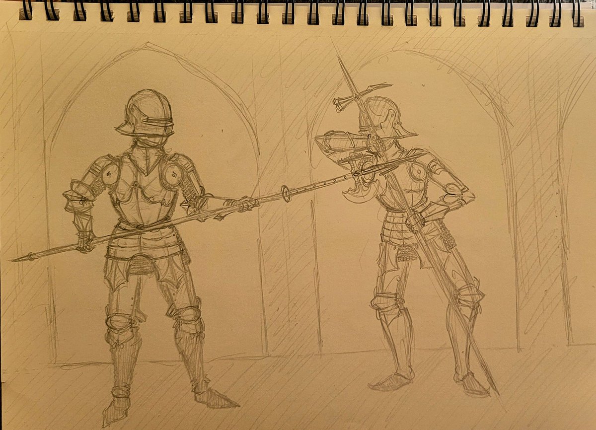 kelekahn's tweet photo. Poleaxe vs polehammer https://t.co/RRd175TPgI
