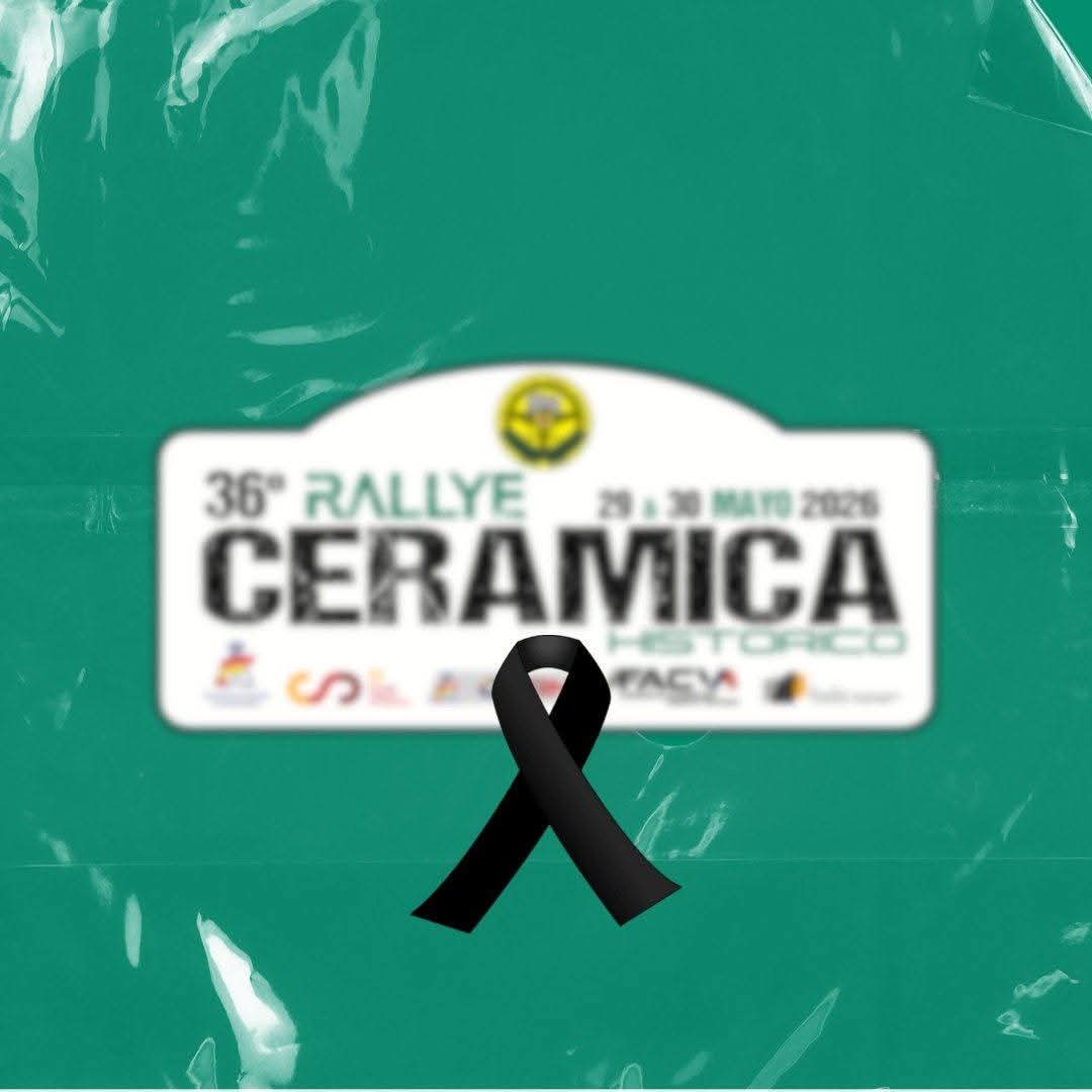 cerh_rfeda's tweet photo. Todo el #cerh expresa su más profundo pesar y se une a las condolencias por el trágico accidente ocurrido en la primera etapa del #rallyeCeramica, competición que ha quedado cancelada por dicho motivo. https://t.co/A6mFX0kOLj