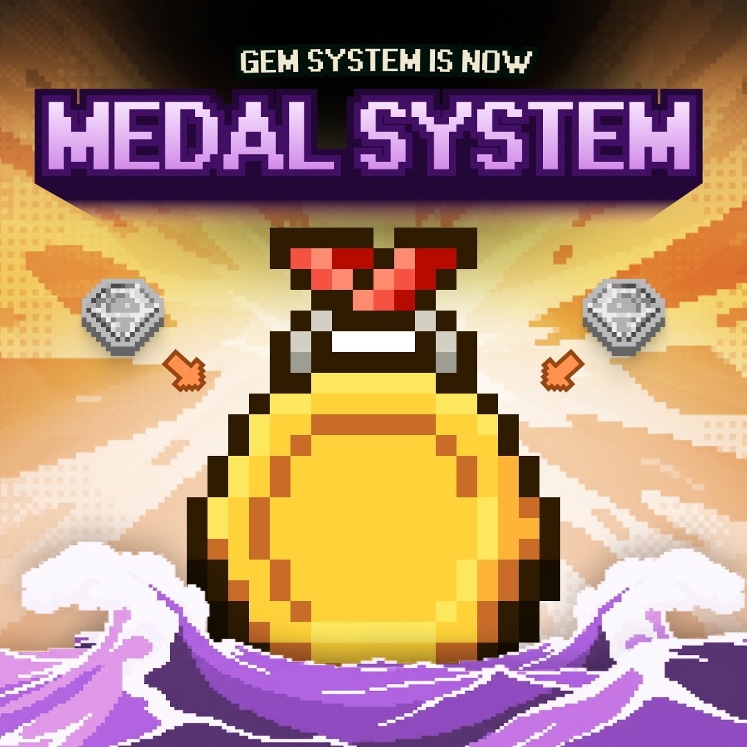 mattlefun's tweet photo. Gem is now Medal 🏅

We’re renaming Gem to Medal to better match its use cases across MattleFun - from unlocking Guild features to collecting rewards in the Trophy Room.

This change does not affect users' balance or rewards.

The Trophy Room is coming very soon. https://t.co/4kL1QS0gym