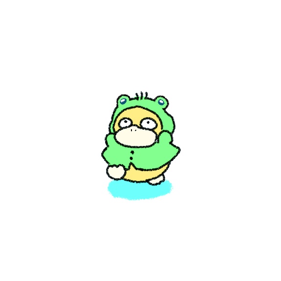 emilie_DQ's tweet photo. かえるポンチョバージョン https://t.co/IcpsmqSC7Q