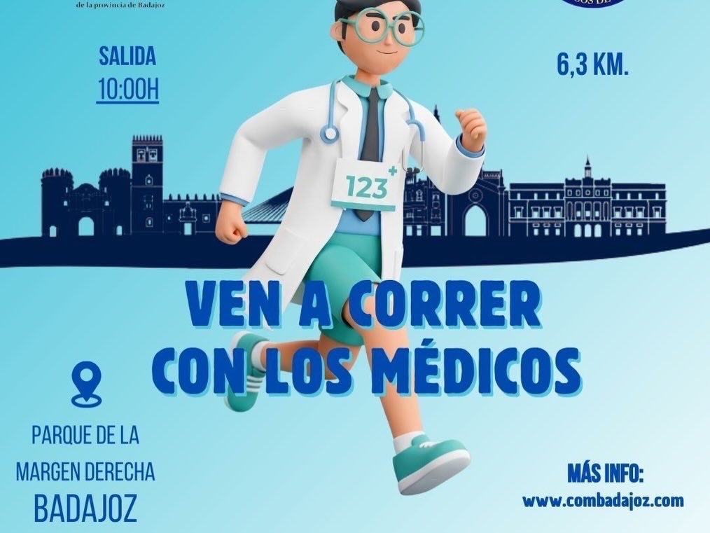 PULSACIONES_NET's tweet photo. 🏆 ¡Premios V Carrera ICOMBA! 🏆

¡Mañanaba de running y salud en Badajoz! 🏃‍♂️🏃‍♀️ 

Enhorabuena a los ganadores 🥇🥈🥉 y a todos los que han completado los 6,3 km 💪🏥

 ¡Gracias por correr con los médicos! 👏🥳📸👇

#ICOMBA #Badajoz #CarreraPopular #Running https://t.co/BA3DEhkZxF