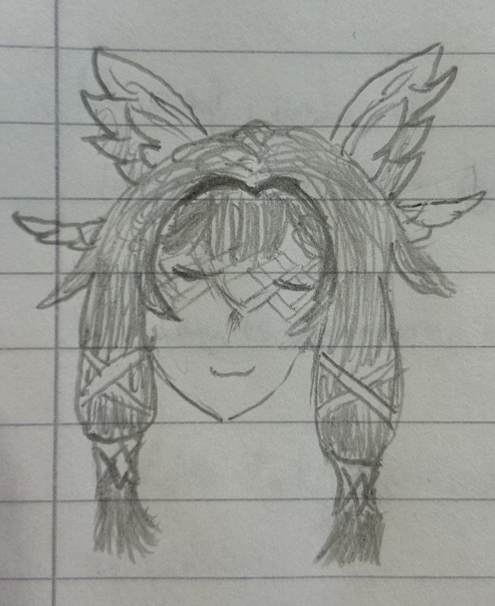 4th__Prince's tweet photo. Small Columbina drawing I made during class :3 https://t.co/O3dhKLmg42