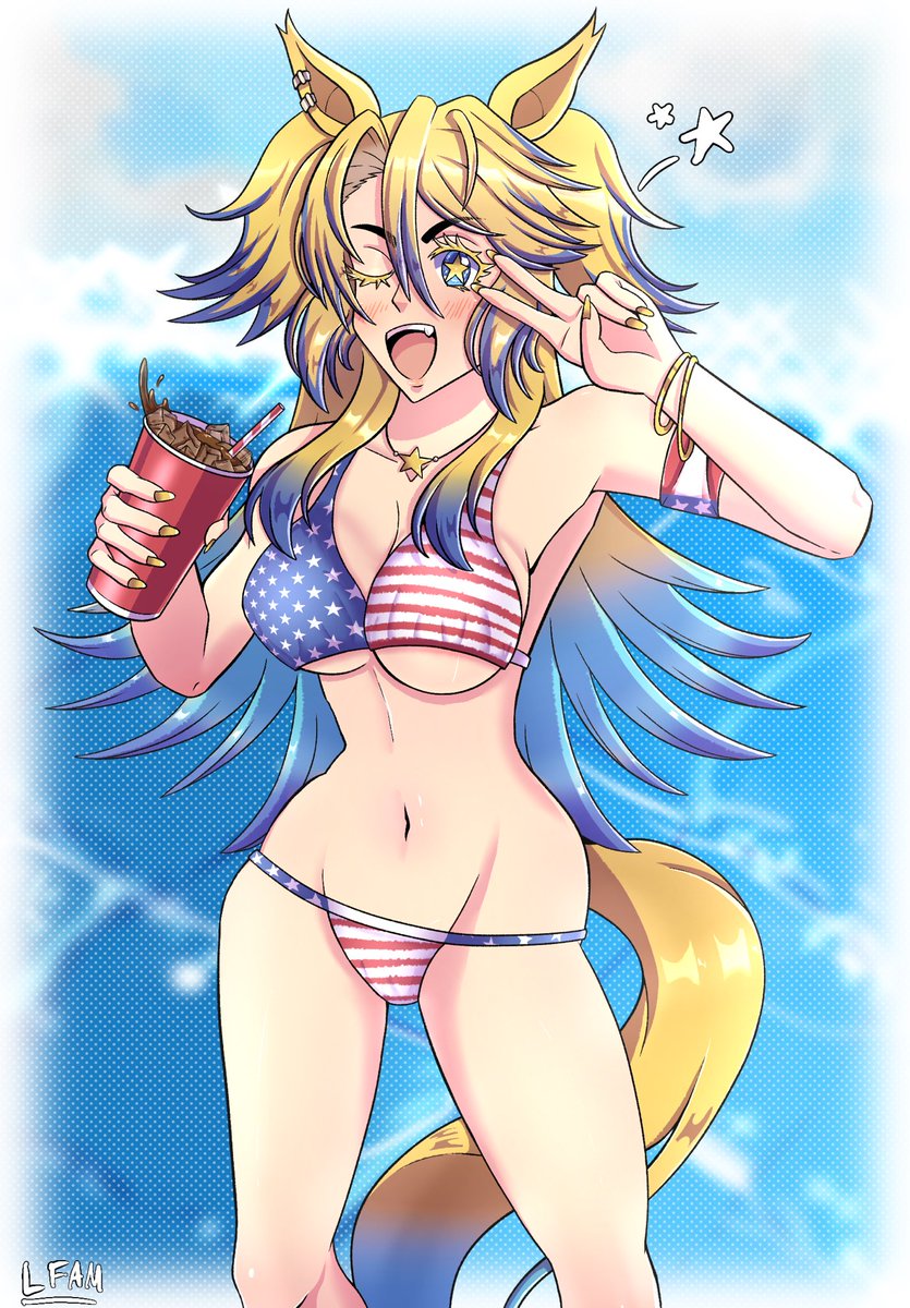 LFAM_34's tweet photo. Obey Your Master ⭐️🇺🇸

#umamusume #ウマ娘 https://t.co/7rKgqxO1Mc