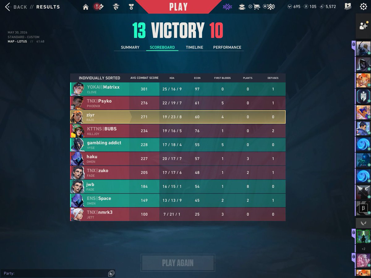 ziyrVLR's tweet photo. GAME 1 VS @fpsBUBS n CO https://t.co/lTklWPA3E6