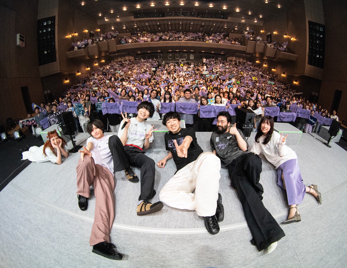 indigo_la_End's tweet photo. indigo la End
ONEMAN TOUR 2026
「紫にて」
埼玉 戸田公演ありがとうございました！ https://t.co/B4mtc0n1GW
