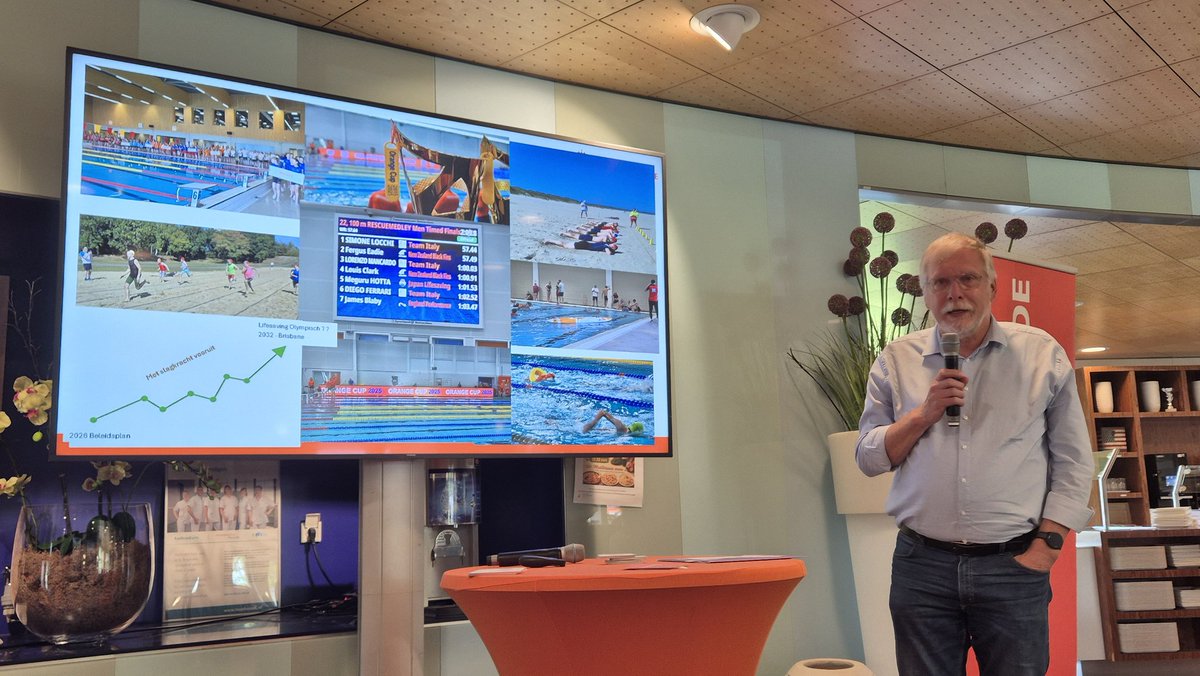 Reddingsvloot's tweet photo. Wim de Klerck neemt de AV mee in de activiteiten van de Sportraad. https://t.co/Qj7gJFWP6h