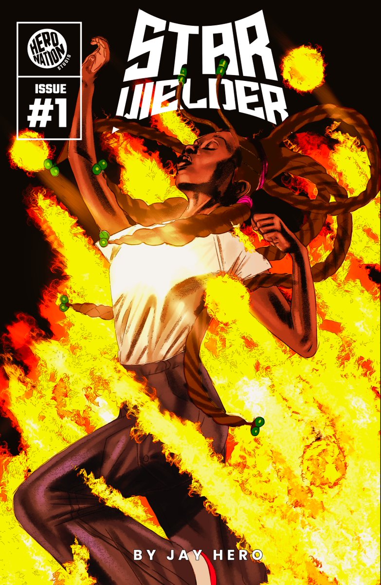 imjayhero's tweet photo. 'Star Wielder' is a comic series about turning fear and pain into power, with art and writing by me. 

Issue #1 is releasing November 27 this year through Hero Nation Studio.     

The first 12 pages are available to read for free: https://t.co/lR1IA1J39y https://t.co/WUZXiYn3W8