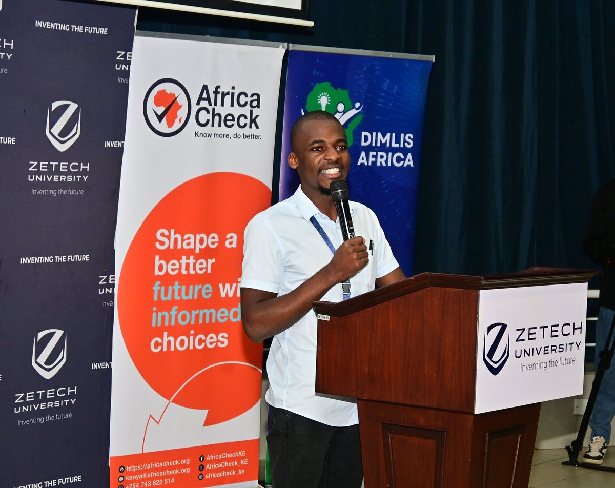 BruceBaron32274's tweet photo. Hosted the National Fact-Checking Bootcamp at @ZetechUni  under @JSA_Kenya.

Grateful to Mr. @Shiundu and Ms. @Makiniah of Africa Check for empowering student journalists with fact-checking and verification skills.

#JSAK #FactCheckingBootcamp #AfricaCheck #ZetechUniversity https://t.co/crw2EdgcGc