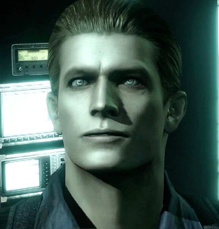 chrisradfields's tweet photo. i don't know how to explain it but wesker has very gentle eyes for someone so hardened by life i love looking at them. they're such a pretty light shade of blue https://t.co/UcpRcg4ufV