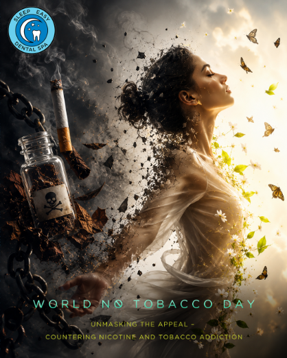 spa_sleep's tweet photo. 🚭 World No Tobacco Day 2026 🌍

Tobacco harms more than lungs—it leads to gum disease, tooth loss, and oral cancer. 🦷 Let’s “Unmask the appeal” and support tobacco-free choices for healthier smiles and futures. 🙌

#WorldNoTobaccoDay #HealthySmiles https://t.co/5bipD0LNhm