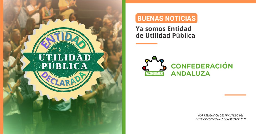 ConFEAFA's tweet photo. ConFEAFA, entidad de utilidad pública.

Un reconocimiento a más de 30 años promoviendo prevención, sensibilización, formación y respuesta sociosanitaria frente a las demencias.

Las personas y entidades colaboradoras podrán acogerse a beneficios fiscales.

https://t.co/GiBD9Hv7l3 https://t.co/gThDSFNVGB