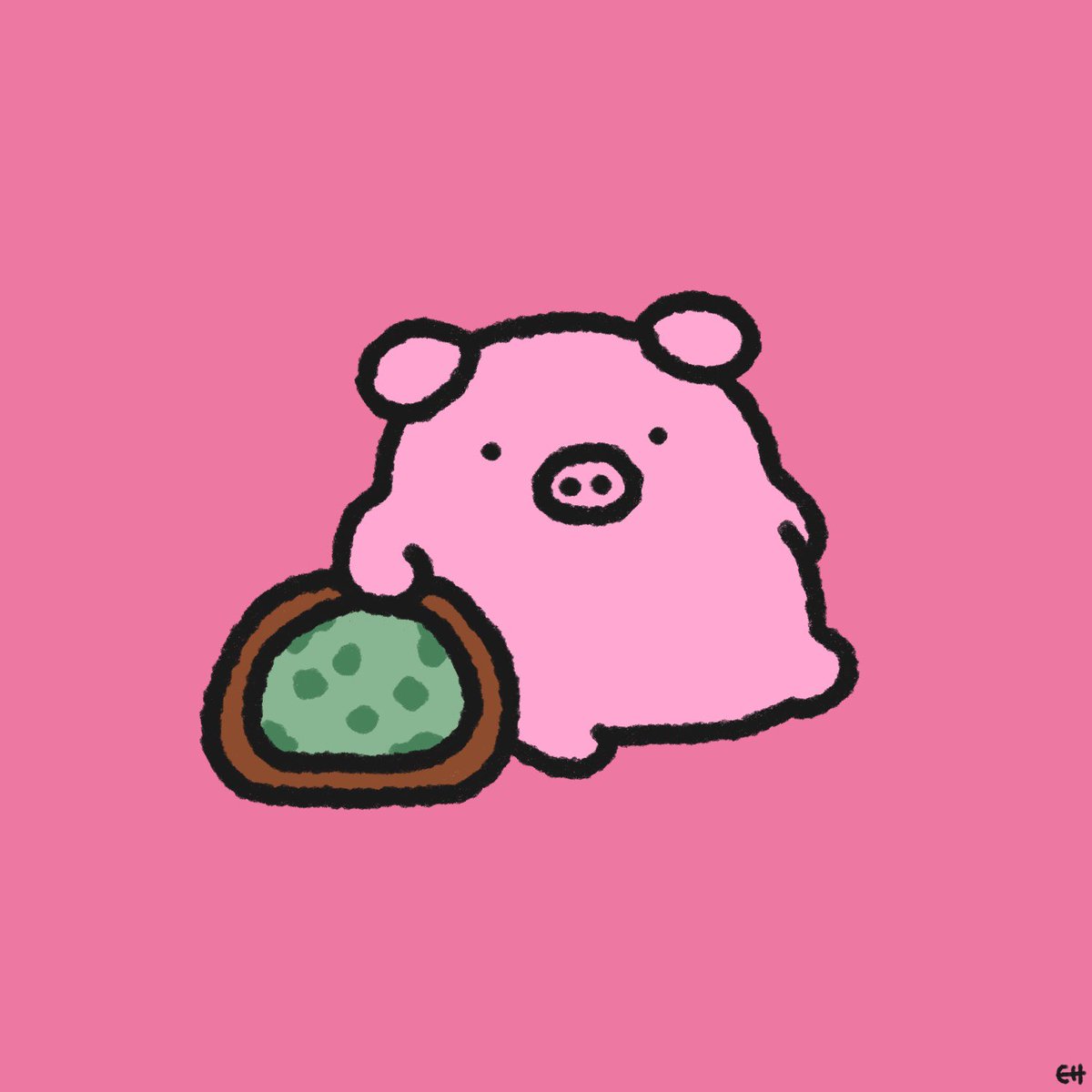h_potch's tweet photo. 大好きなのはチョコレート🍫🍫🍫
#ぶたの子ぶっこ https://t.co/tuY6ZQ5Awp